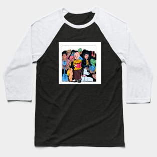 Subway Scene Baseball T-Shirt